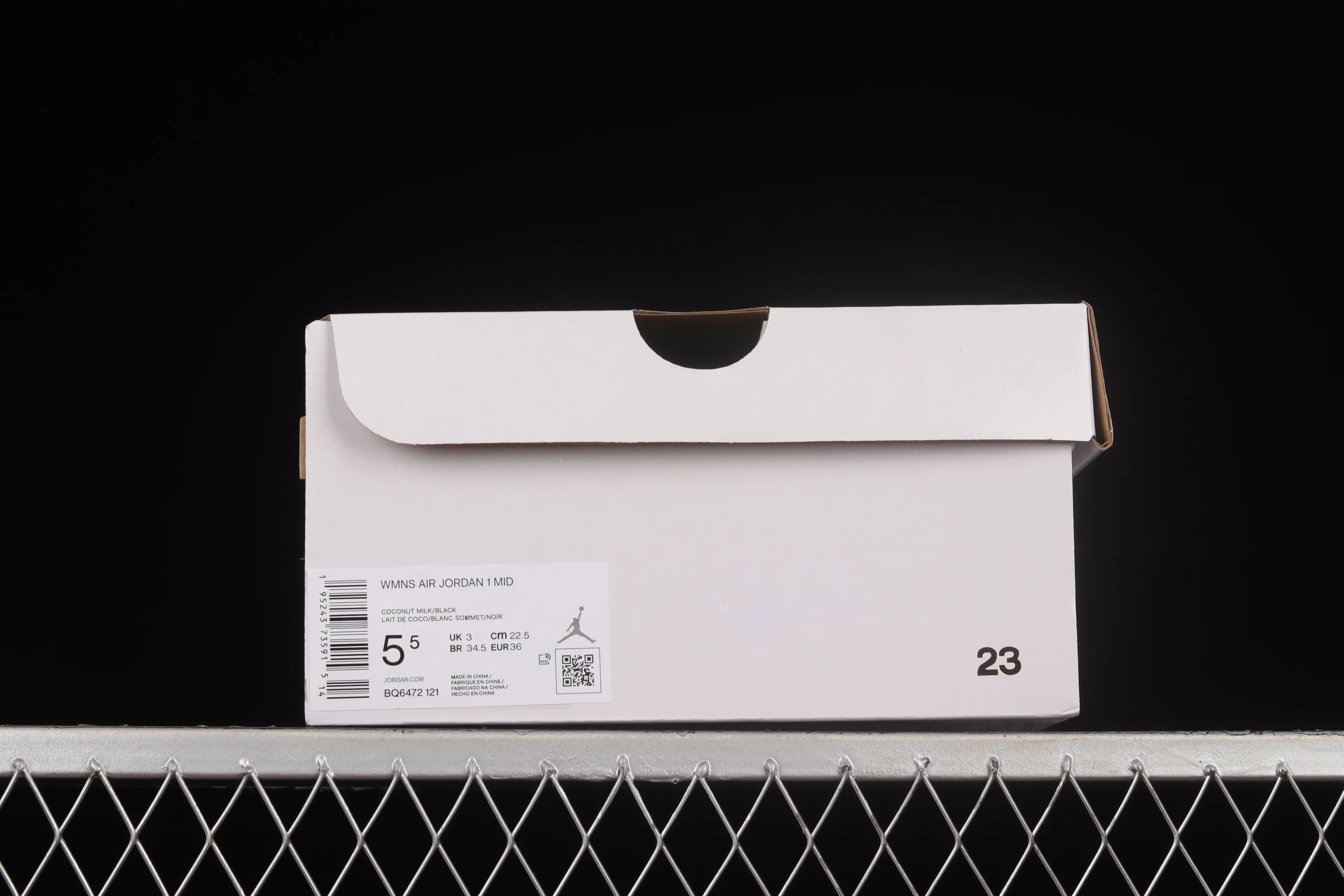 All categories Air Jordan Jordan series basketball shoes Air Jordan 1 Mid G version pure original Air Jordan 1 Mid AJ1 Joe 1 milk white coconut milk China basketball shoes BQ6472-121